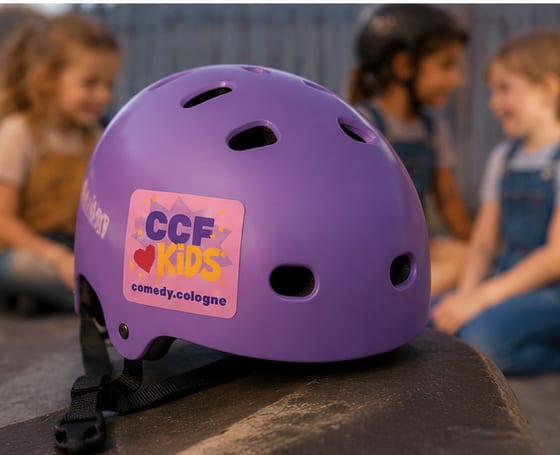 CCF Kids – Helm mit Sticker