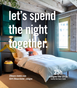 25hours Hotels Anzeige
